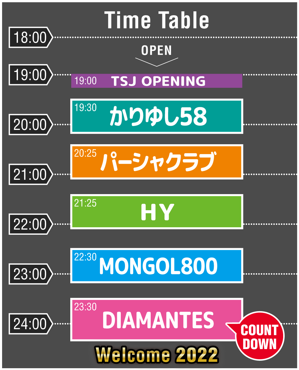 幸せワッハッハ! COUNTDOWN LIVE IN OKINAWA 2021-2022